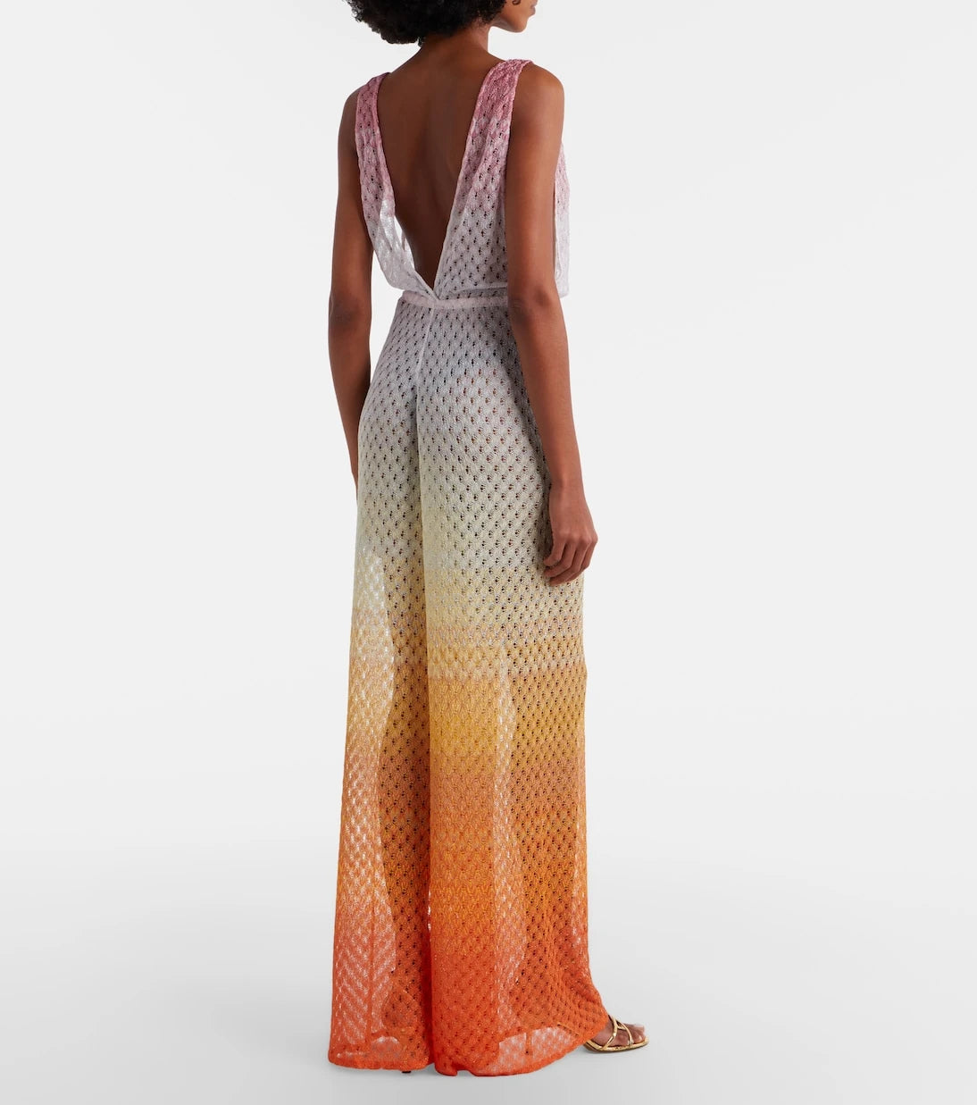 Missoni - جمبسوت لاميه بتصميم شبكي مفتوح