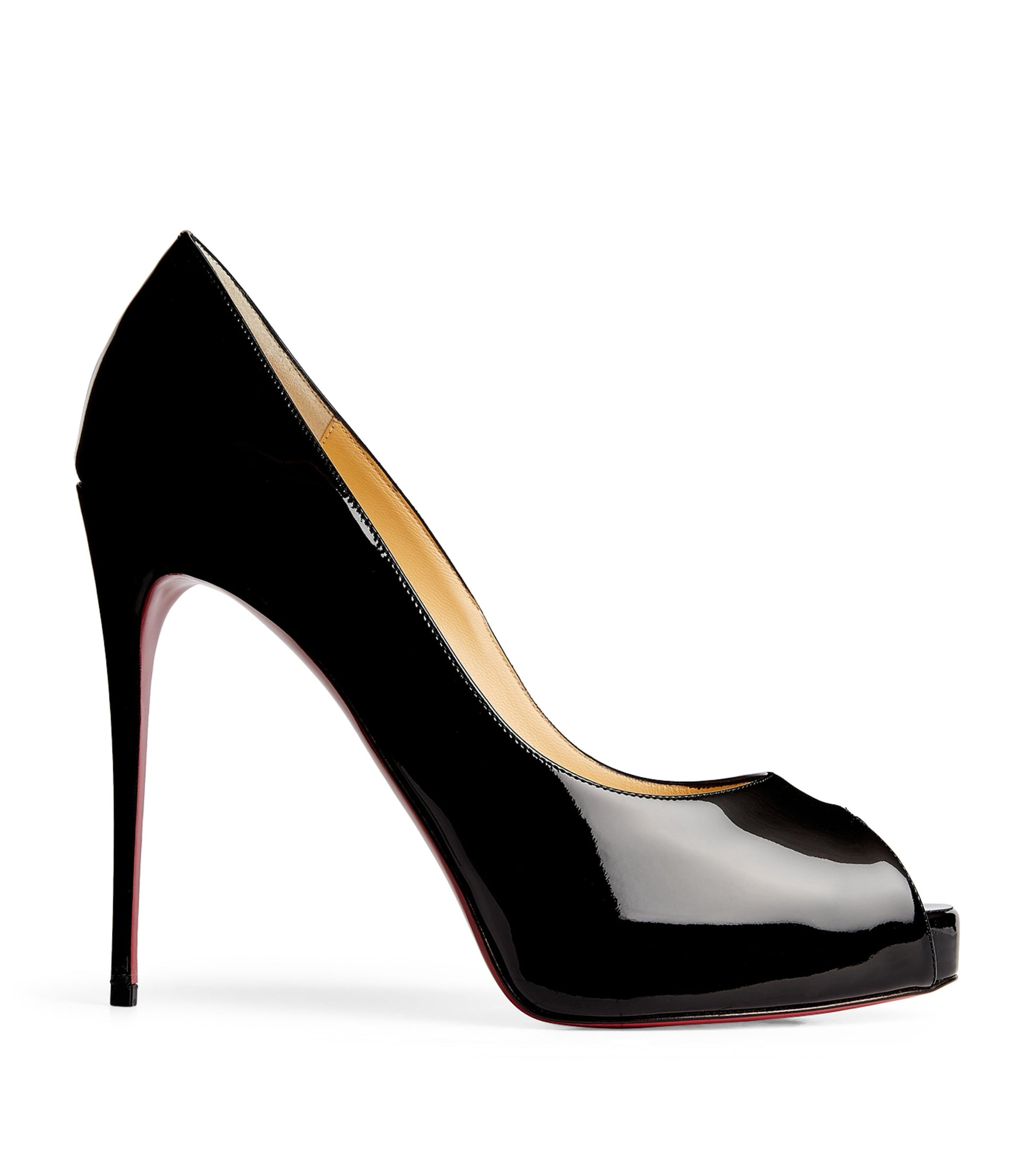 Christian Louboutin Black New Very Prive Patent Leather Pumps 120