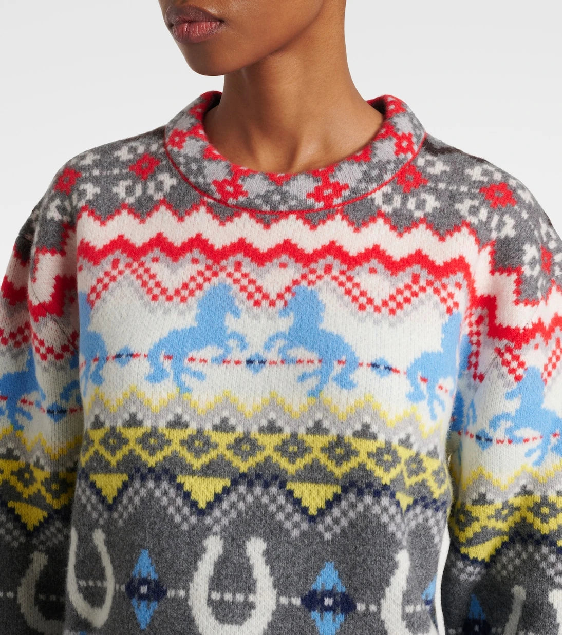 Stella McCartney - Fair Isle intarsia wool sweater