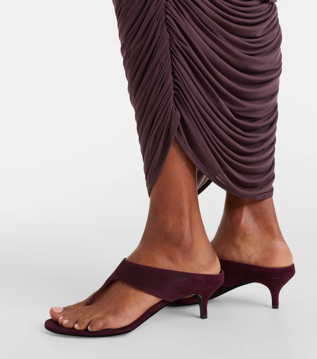 Magda Butrym - Suede thong sandals