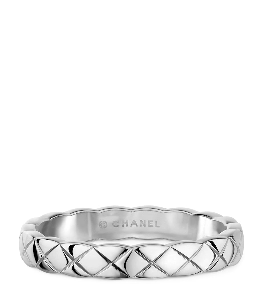 CHANEL White Gold Coco Crush Ring