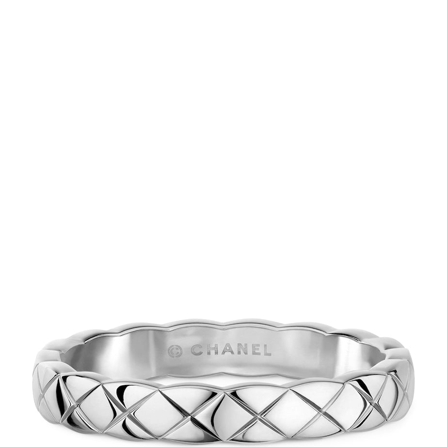 CHANEL White Gold Coco Crush Ring