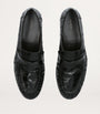 Black Soft Eel Loafers