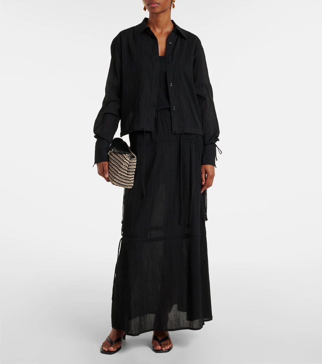 Toteme - Cotton maxi skirt