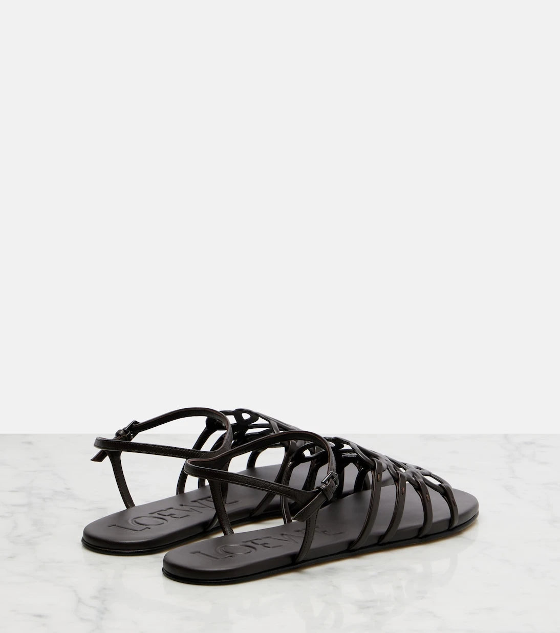 Loewe - Paula's Ibiza Petal Anagram leather sandals