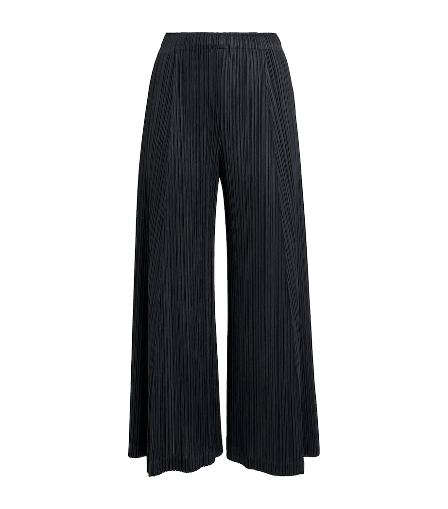 Pleats Please Issey Miyake Black Thicker Bottoms 1 Trousers
