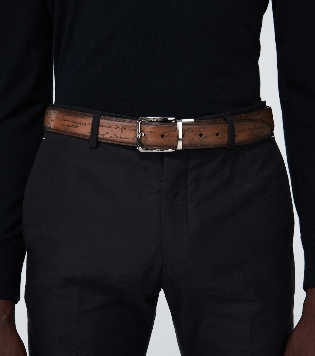 Berluti - Scritto reversible leather belt