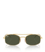 Ray-Ban Gold Metal RB3719 Sunglasses