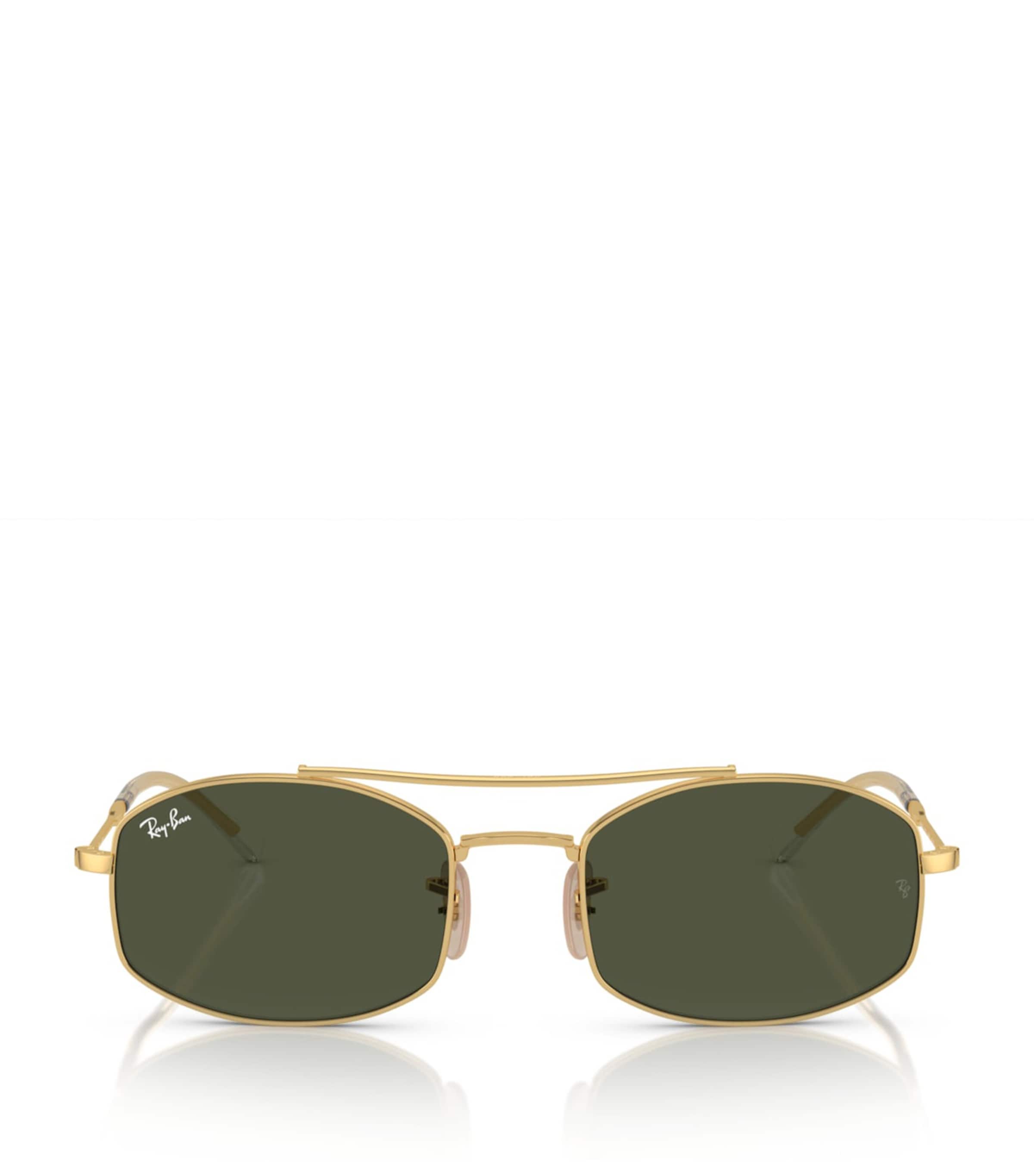 Ray-Ban Gold Metal RB3719 Sunglasses