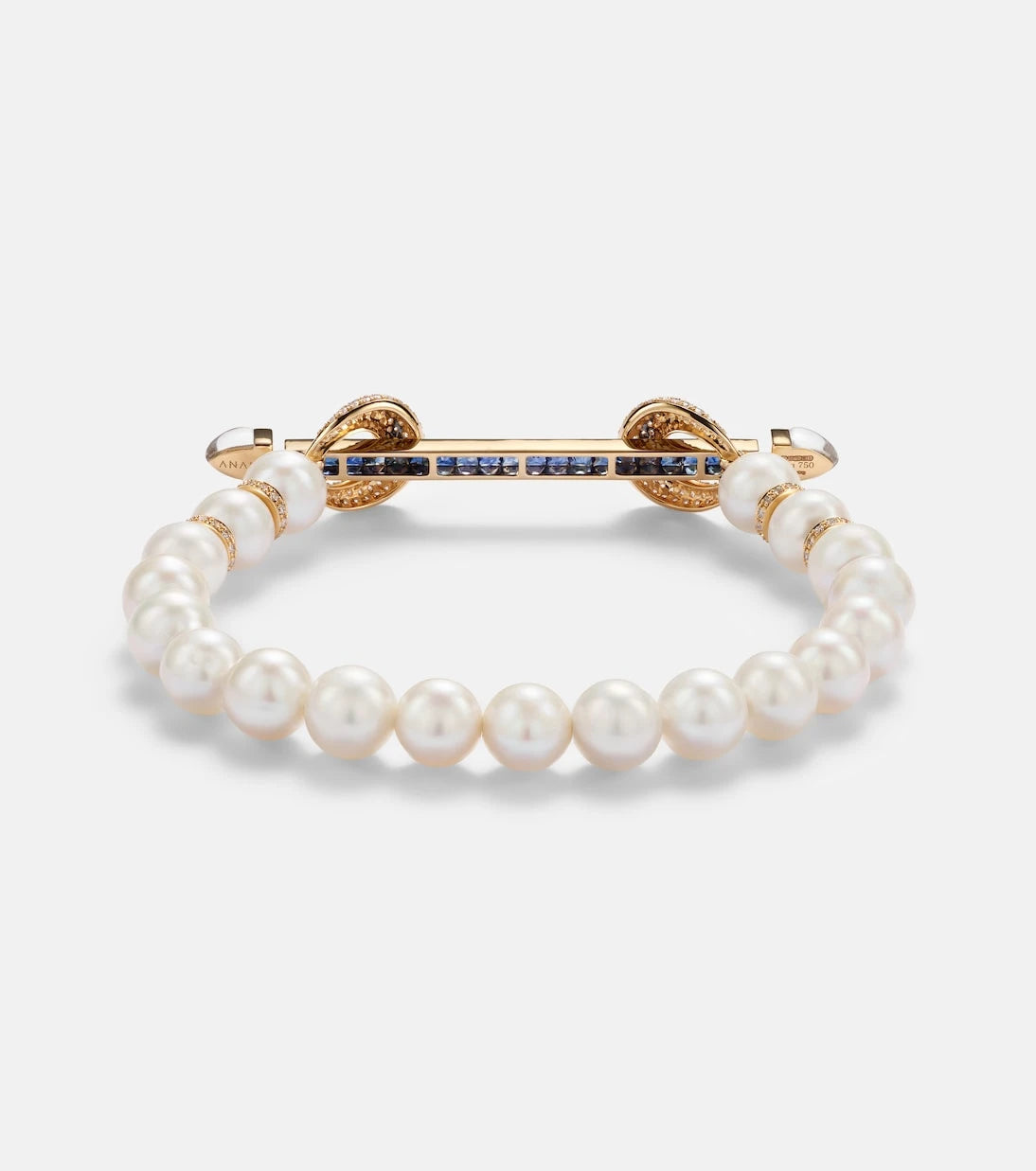 Ananya - Chakra 18kt gold bracelet with gemstones