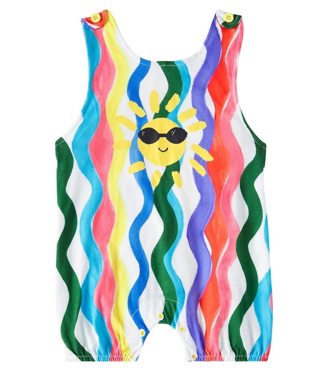 Fábula - Baby printed cotton romper