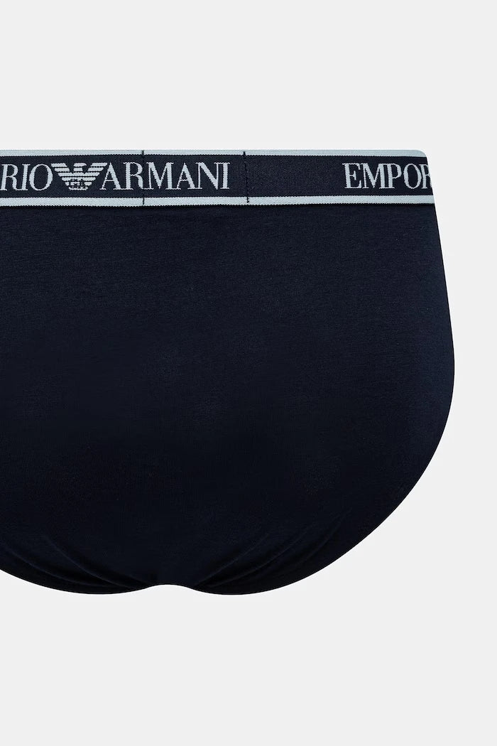 Emporio Armani Underwear Erkek Pamuklu Slip 3'lü