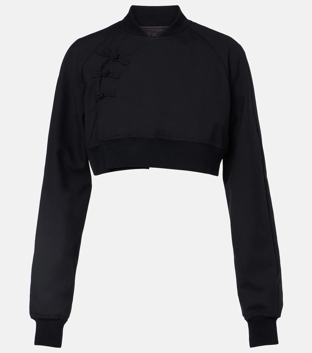 Noir Kei Ninomiya - Kısa kesim yün bluz