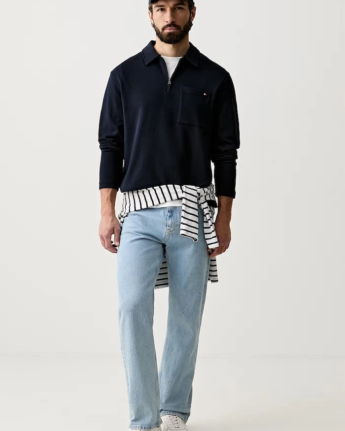 Tommy Hilfiger pamuk erkek sweatshirt