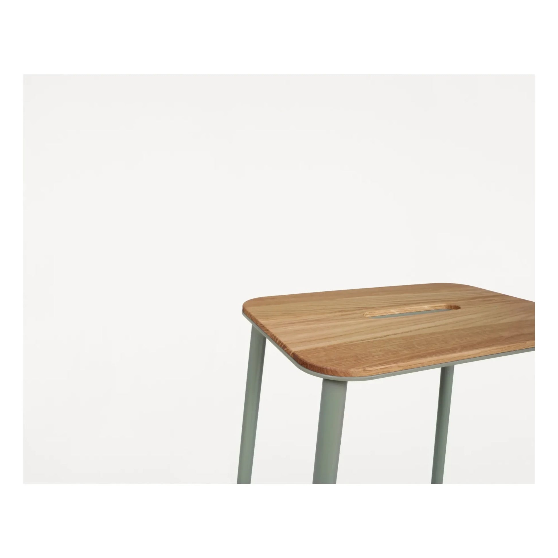Frama - Adam Nyboder Stool, Wooden Seat | Green