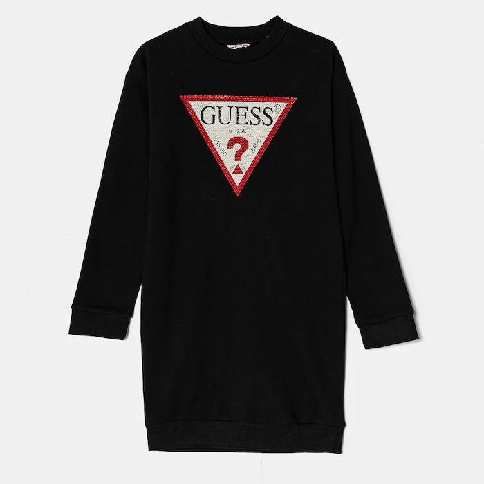 Детска памучна рокля Guess
