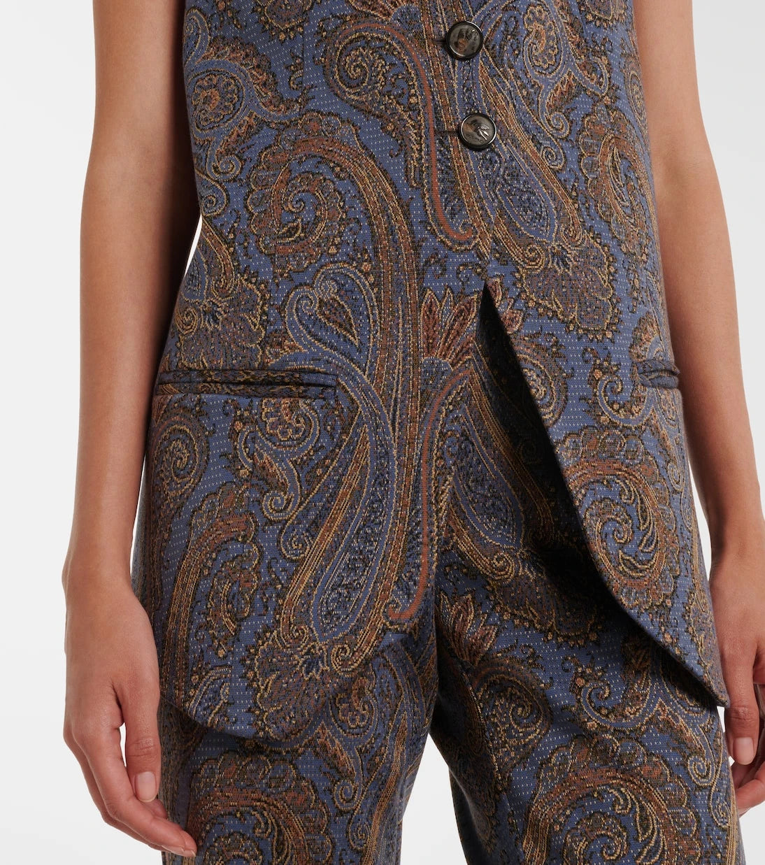 Etro - Paisley jacquard vest