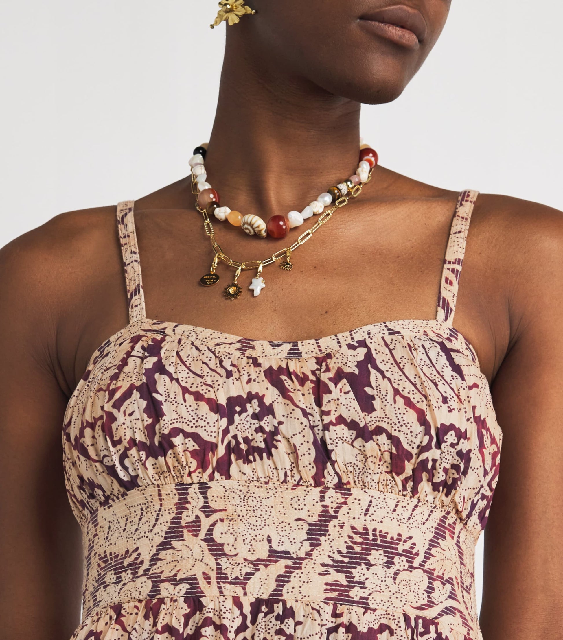 Multi Floral Nadine Midi Dress