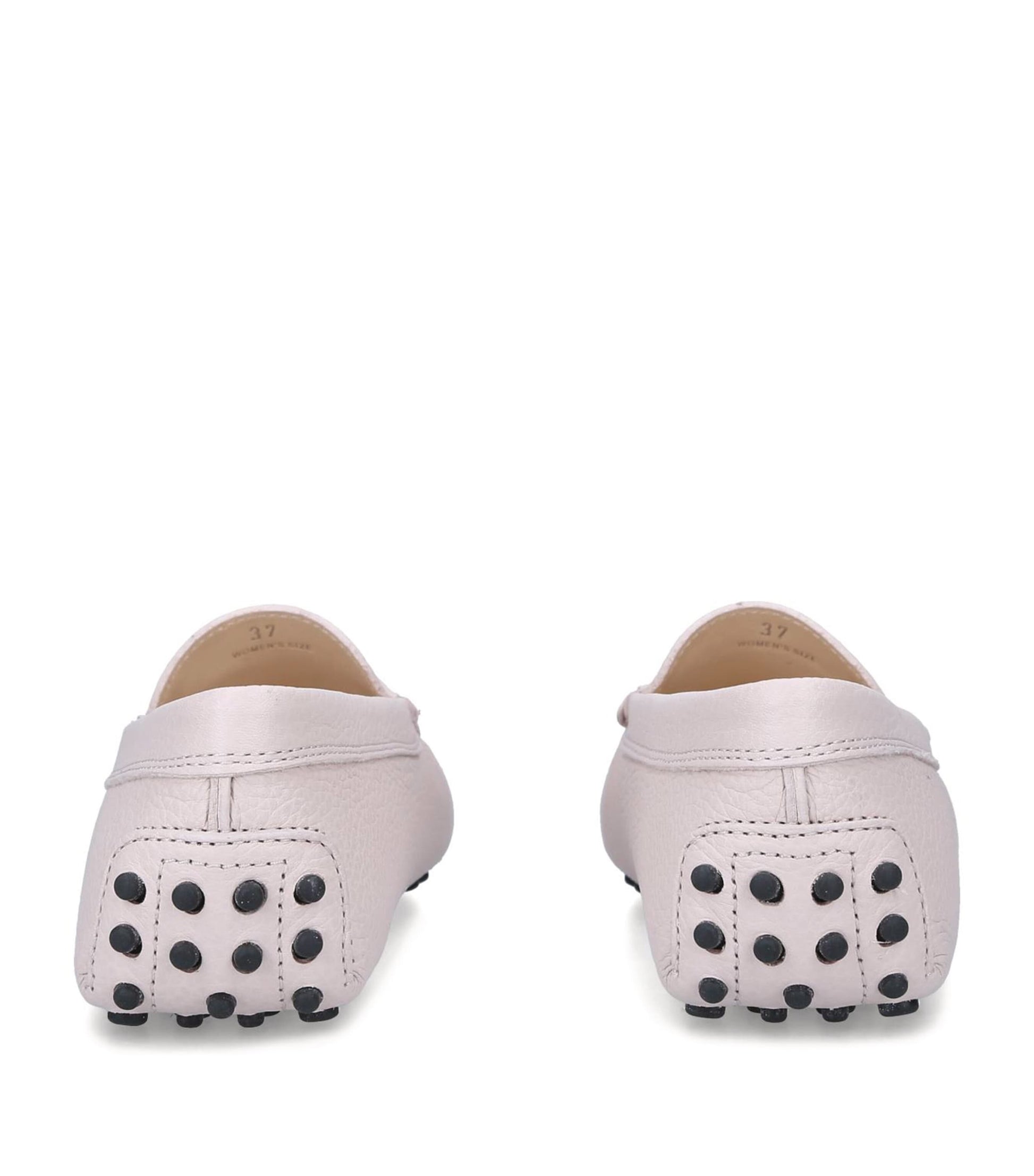 Beige Leather Gommino Driving Shoes