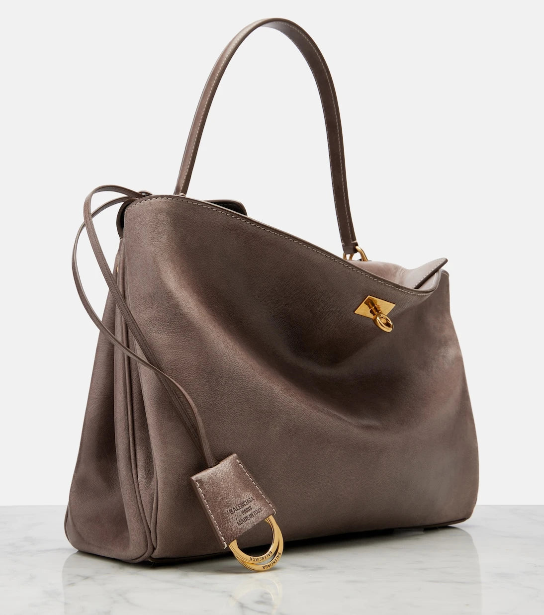 Balenciaga - Rodeo Medium leather top-handle bag