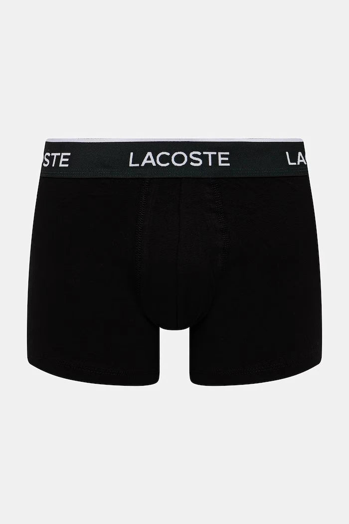 Lacoste erkek pamuklu elastan dar kesim boxer 3'lü