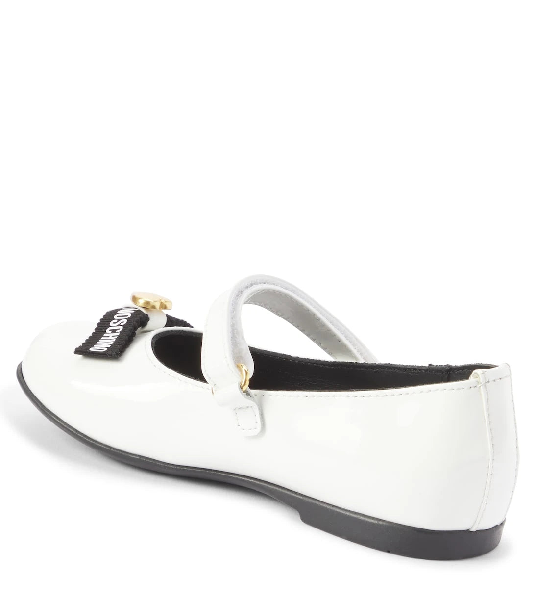 Moschino Kids - Patent leather ballet flats