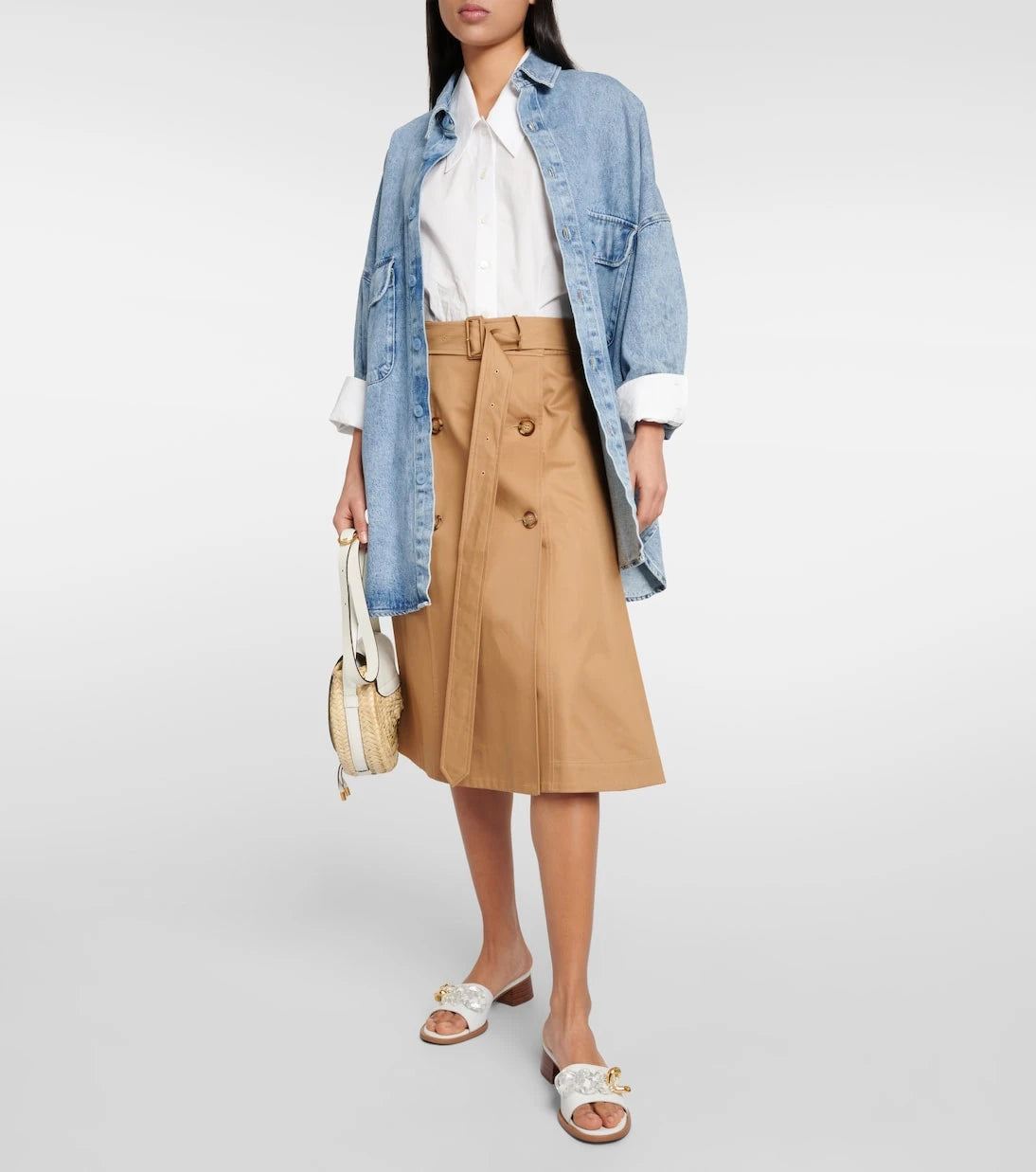 See By Chloé - بغال جلدية مزينة