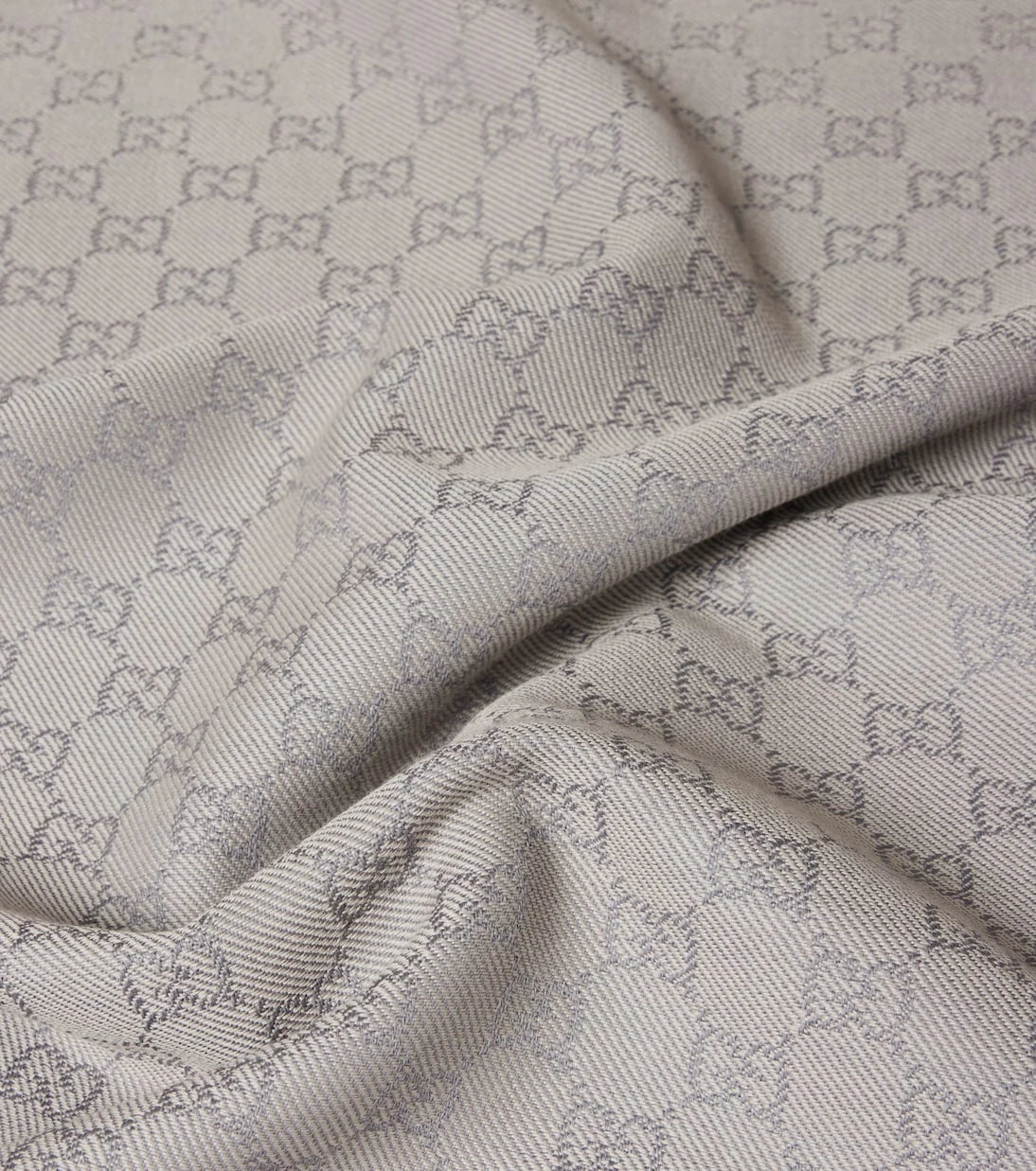 Gucci - GG jacquard wool scarf