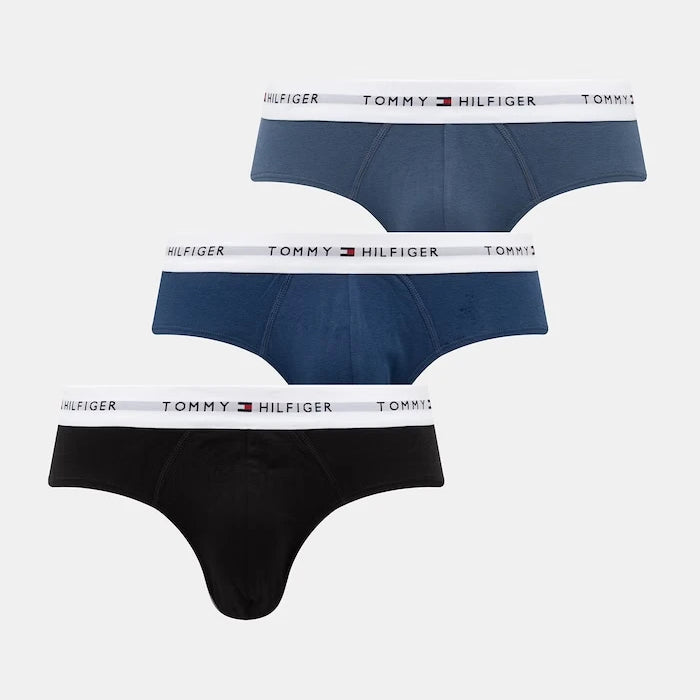 Tommy Hilfiger Erkek Pamuklu Elastan Slip 3'lü