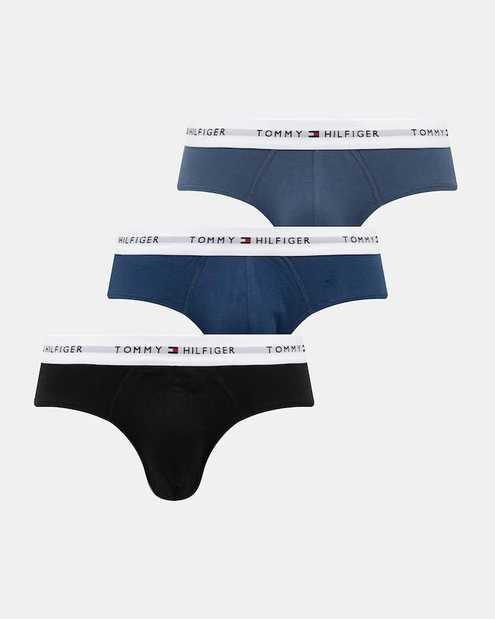 Tommy Hilfiger Erkek Pamuklu Elastan Slip 3'lü