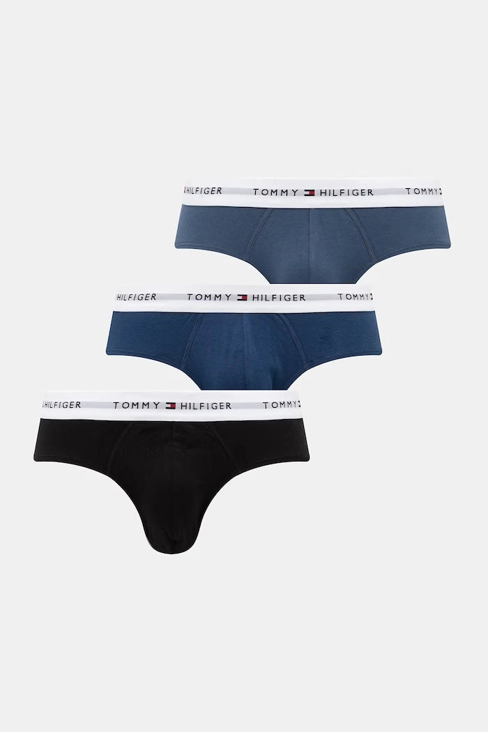 Tommy Hilfiger Erkek Pamuklu Elastan Slip 3'lü