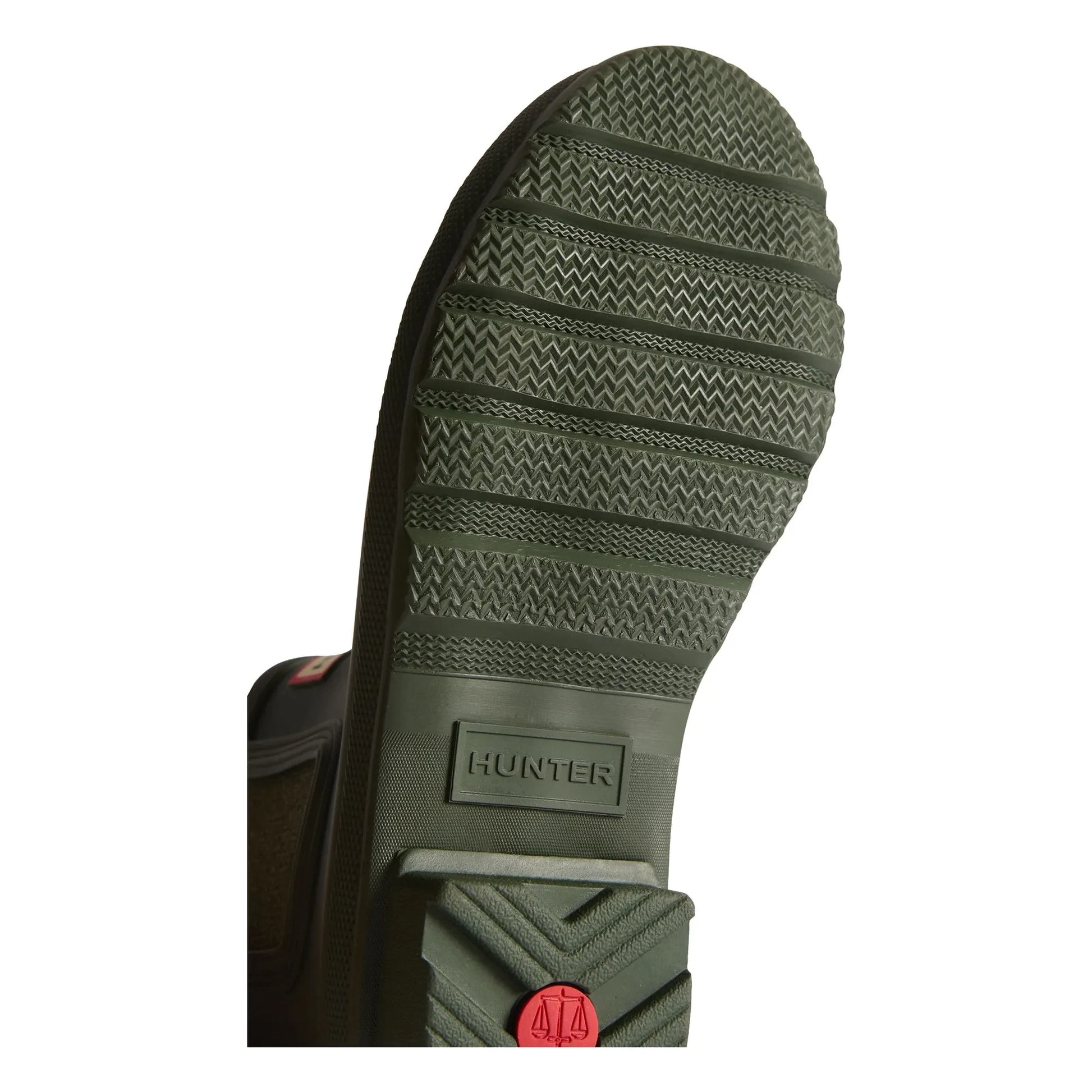 Hunter - Chelsea Boots Original Tartan Rubber | Olive green