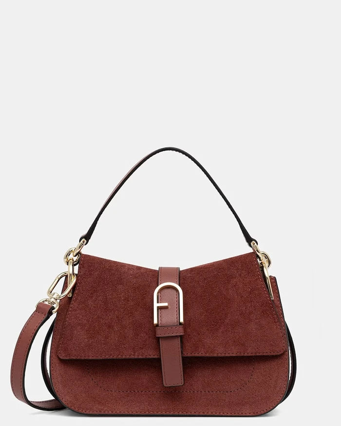 Furla kadın süet crossbody çanta
