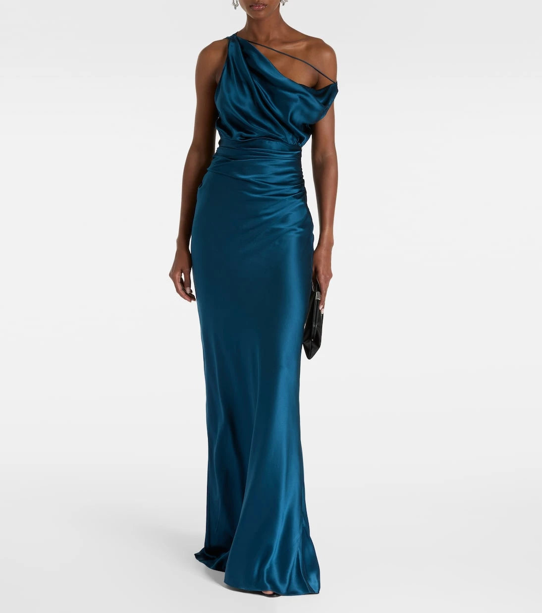 The Sei - Draped silk satin gown