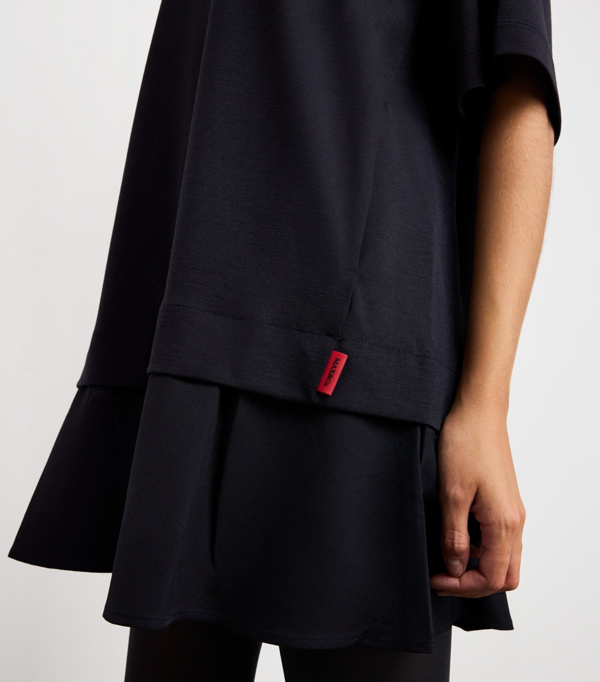 MAX&Co. Blue Jersey T-Shirt Mini Dress