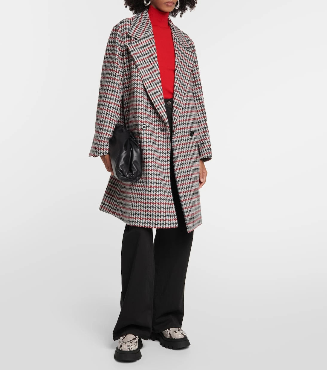 Dorothee Schumacher - Vichy wool-blend coat