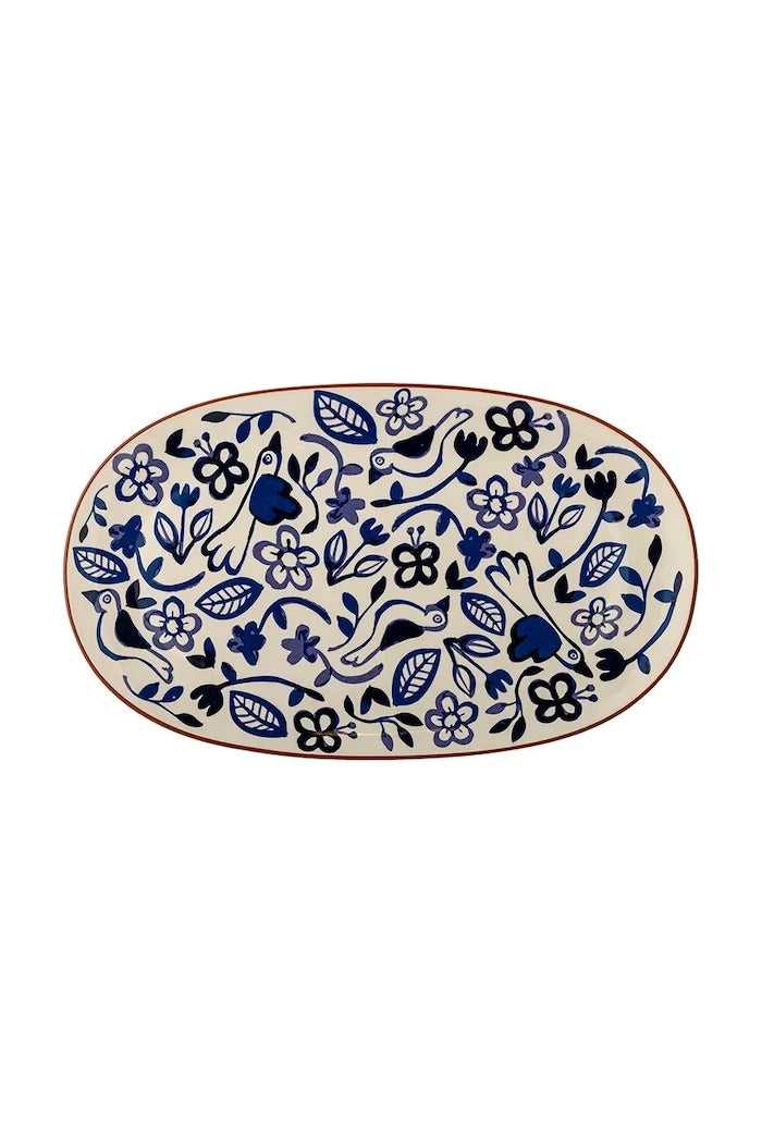 Seramik servis tabağı 38 x 2,5 x 23 cm
