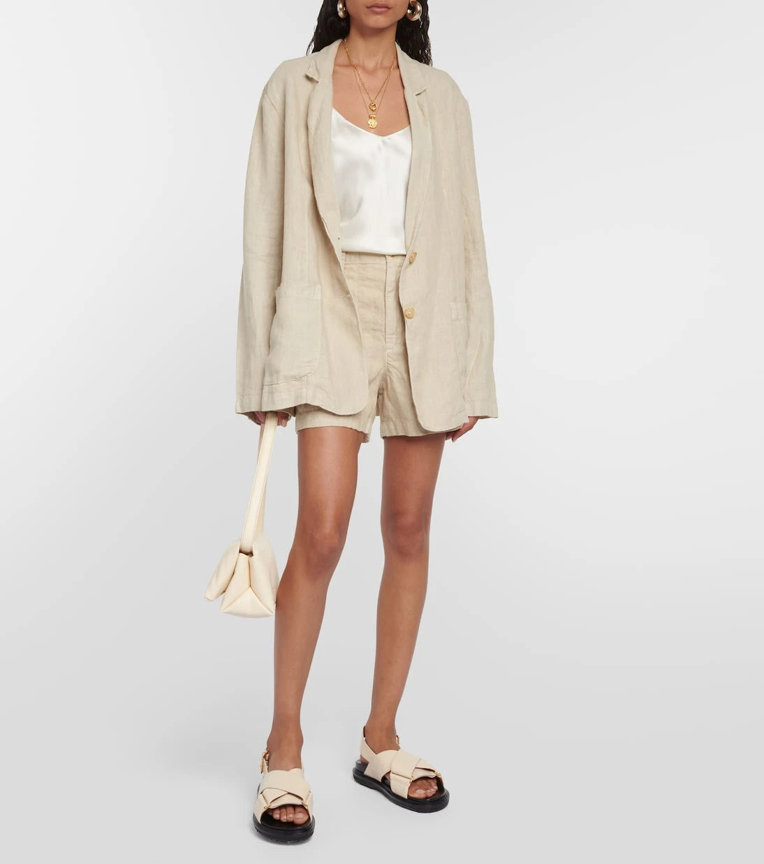 Velvet - Fallon linen shorts