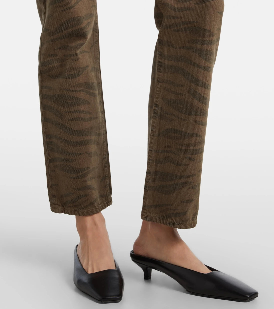 Citizens of Humanity - Blaine zebra-print flared jeans