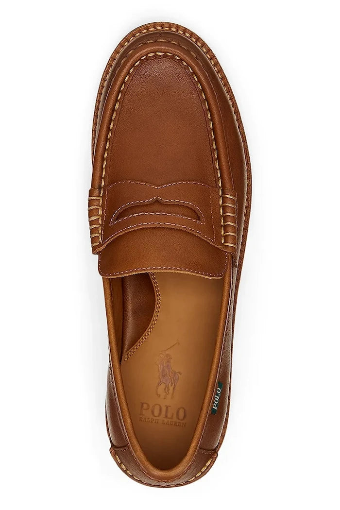 Кожени мокасини Polo Ralph Lauren Jett Penny