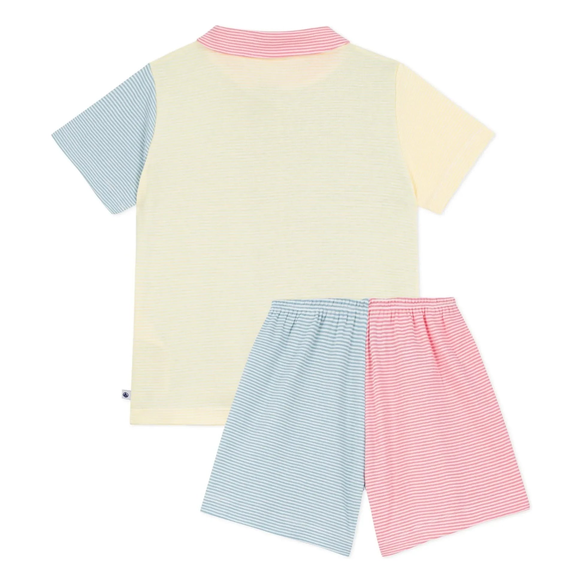 Petit Bateau - Pyjama Short Colorblock Milleraies | Blue