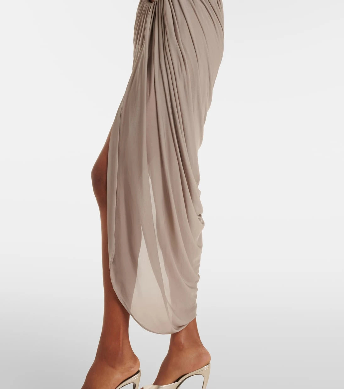 Christopher Esber - Ripple embellished draped jersey gown