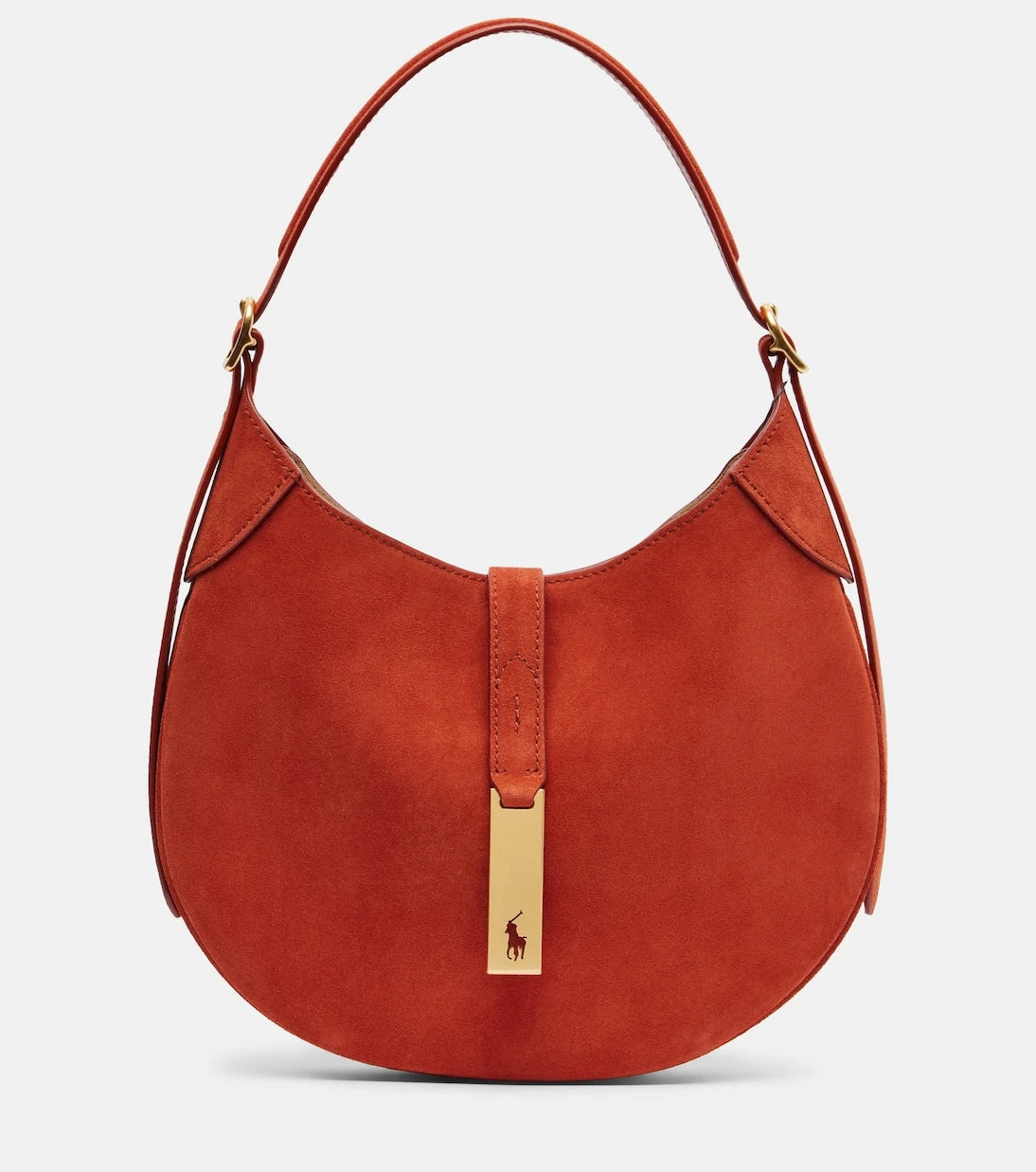 Polo Ralph Lauren - Polo Id Medium suede tote bag