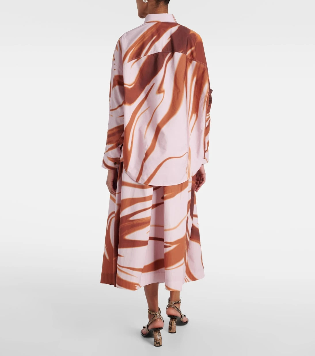 Dries Van Noten - قميص قطني مطبوع