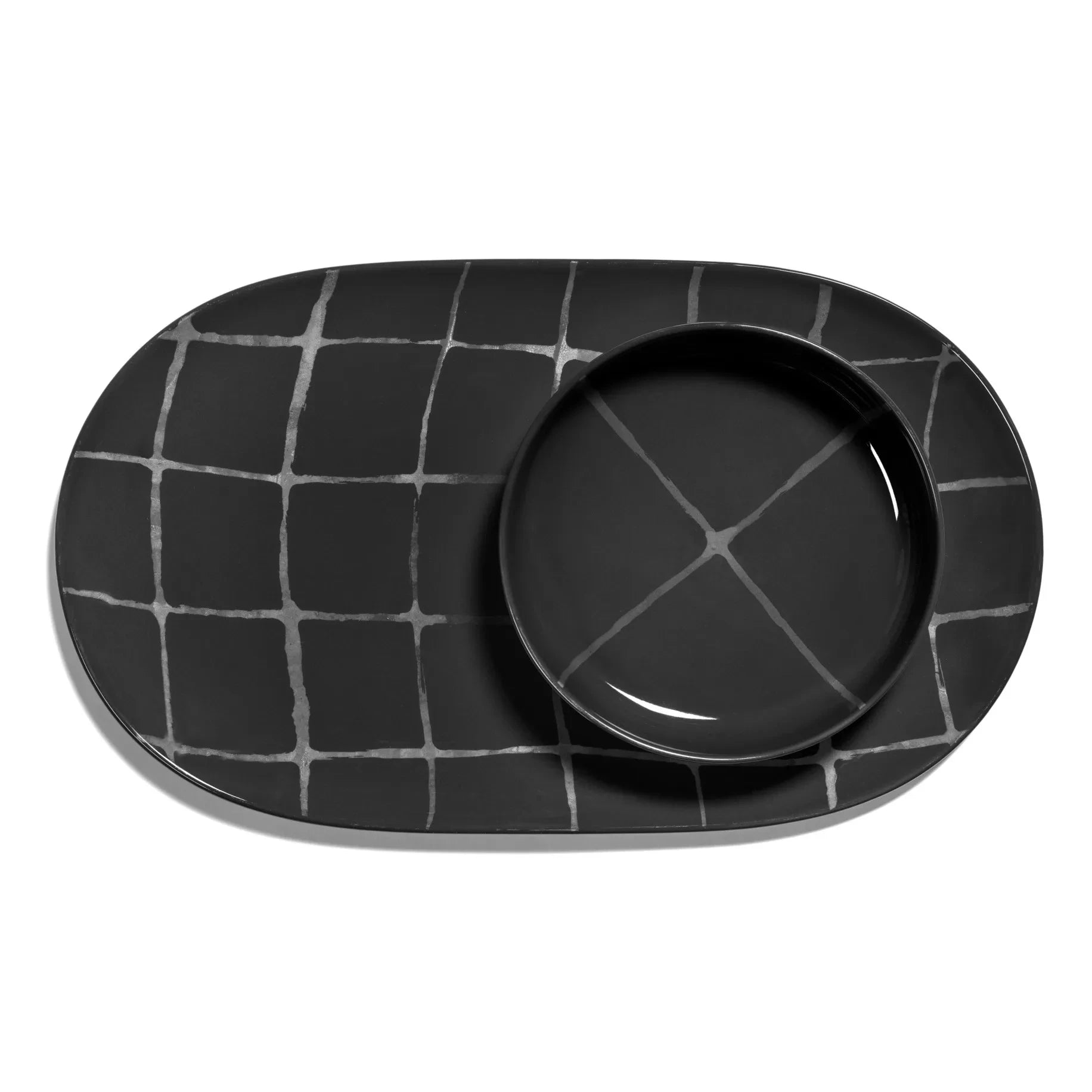 Serax - Zuma presentation dish, Kelly Wresler  | Blue