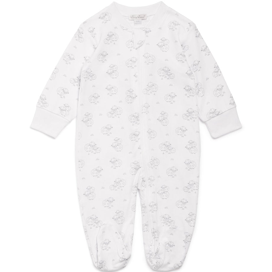 Pima Cotton Sweet Sheep Sleepsuit (Newborn-9 Months)