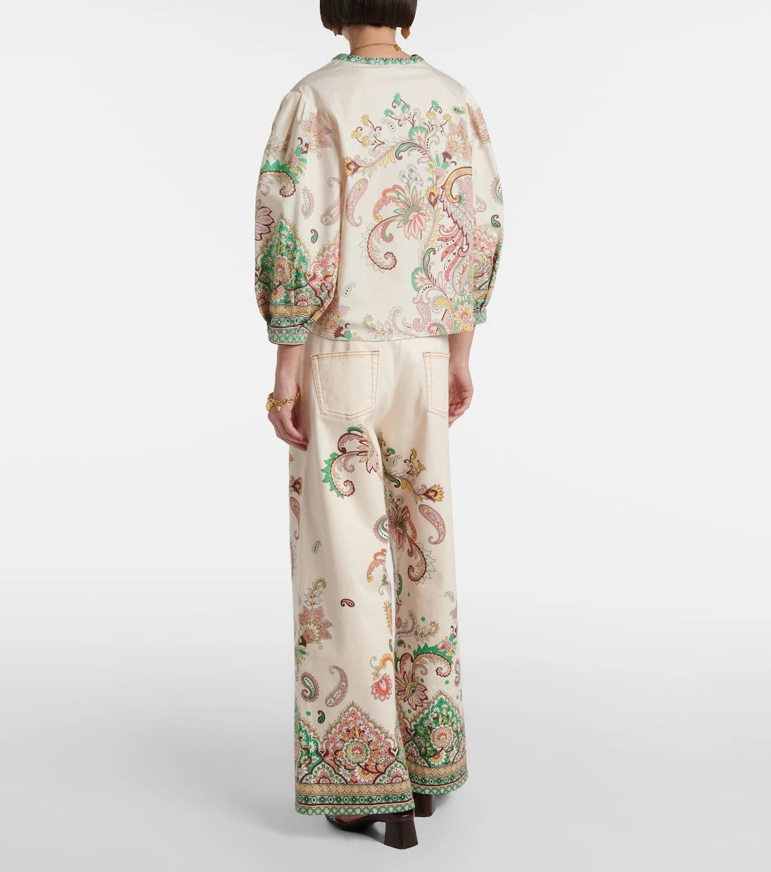 Etro - Printed cotton top
