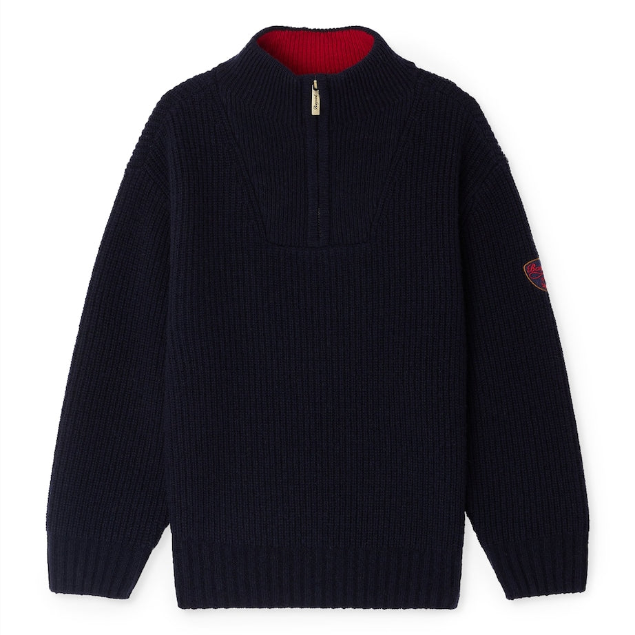 Wool Quarter-Zip Sweater (10-14 Years)
