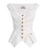 Vivienne Westwood White Monday Corset Top