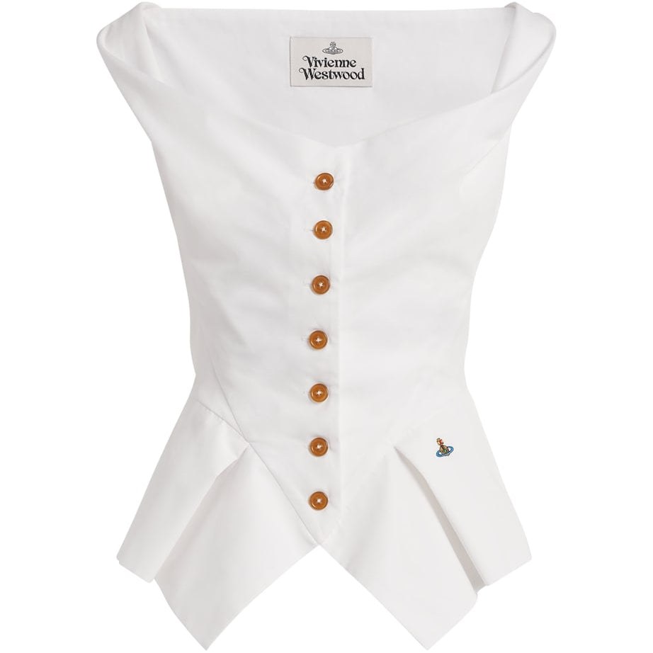 Vivienne Westwood White Monday Corset Top
